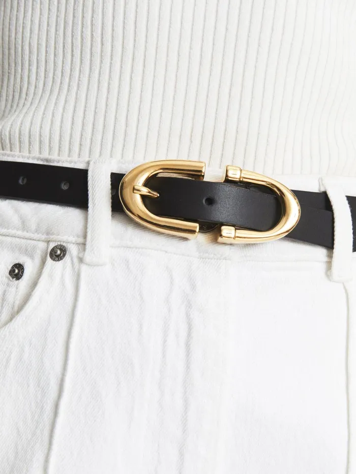 Reiss Belts Bailey Horseshoe Belt Black 8211 Women