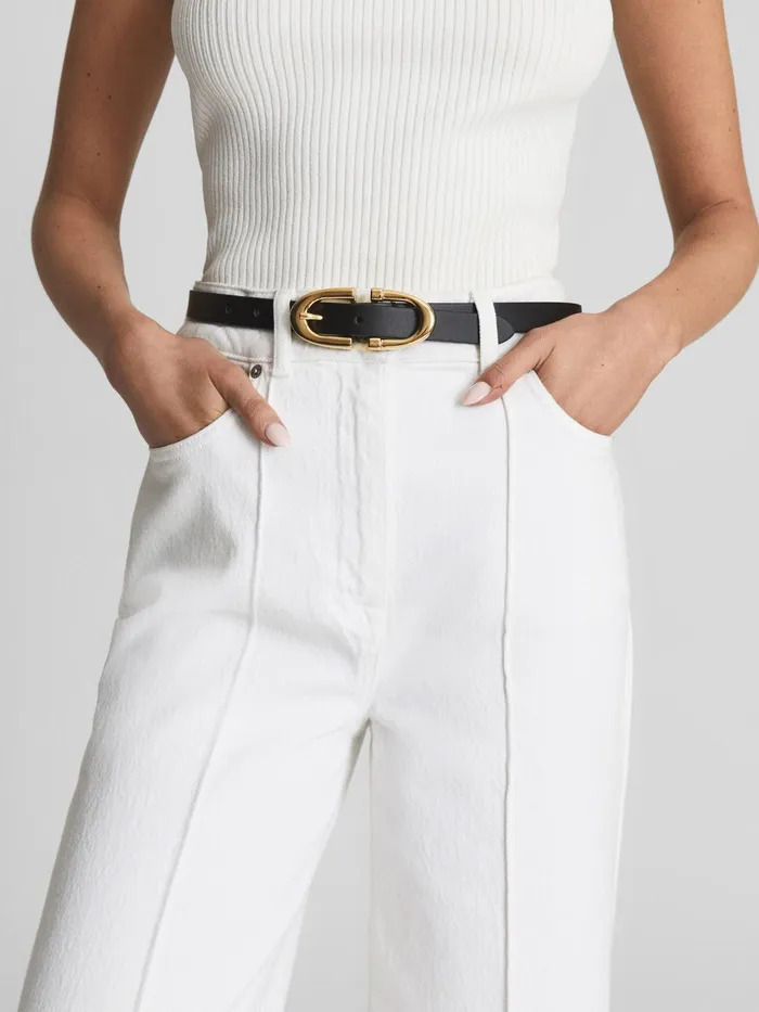 Reiss Belts Bailey Horseshoe Belt Black 8211 Women