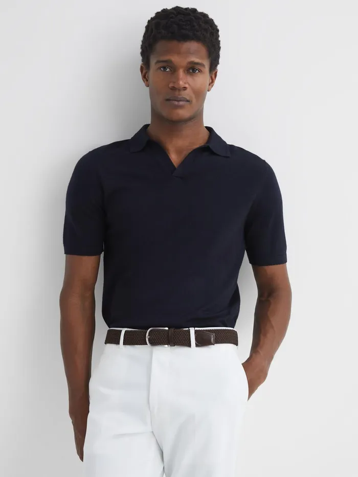 Reiss Belts Elmont Woven Belt Dark Brown 8211 Men