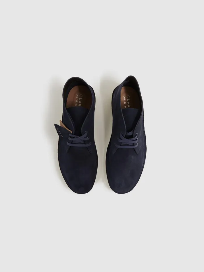 Reiss Boots Clarks Originals Suede Desert Boots Navy 8211 Men