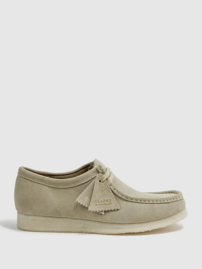 Reiss Casual Shoes Clarks Originals Suede Wallabee Shoes Sand 8211 Men