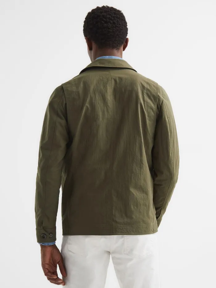 Reiss Coats and Jackets Hawke Four Pocket Field Jacket Khaki 8211 Men
