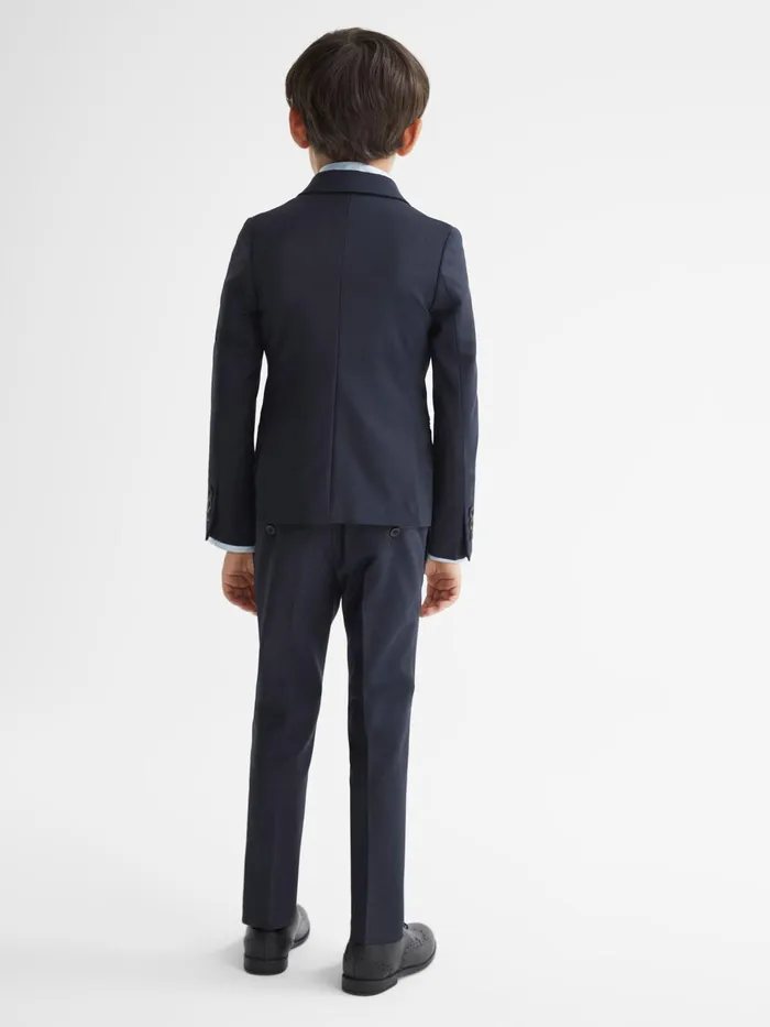 Reiss Coats and Jackets Hope Modern Fit Mixer Blazer Navy 8211 Children