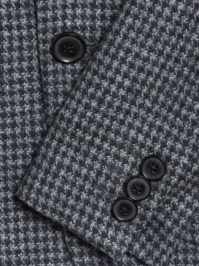 Reiss Coats and Jackets Progress Junior Puppytooth Single Breasted Blazer Navybrown Puppytooth 8211 Children