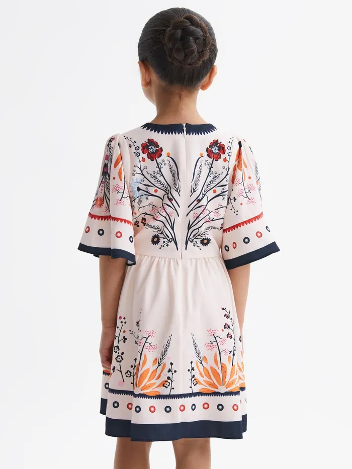 Reiss Dresses and Jumpsuits Ania Floral Printed Dress Ivory 8211 Children