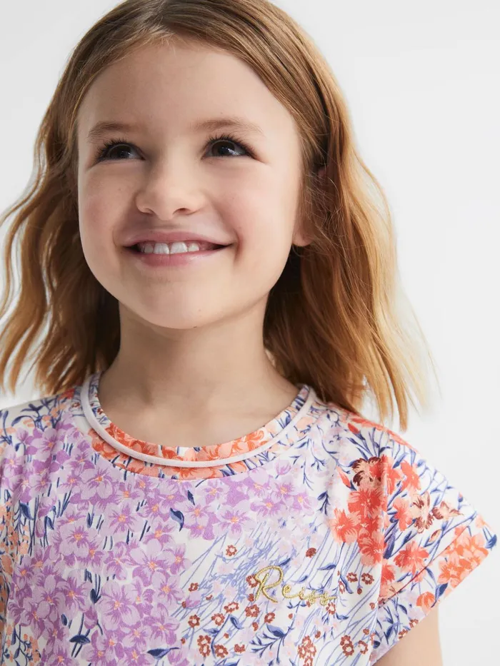 Reiss Dresses and Jumpsuits Dahlia Floral Print Jersey Dress Pink Print 8211 Children
