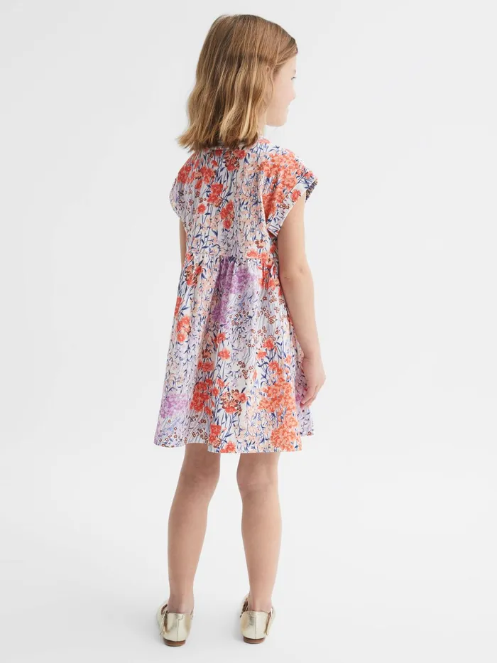 Reiss Dresses and Jumpsuits Dahlia Floral Print Jersey Dress Pink Print 8211 Children