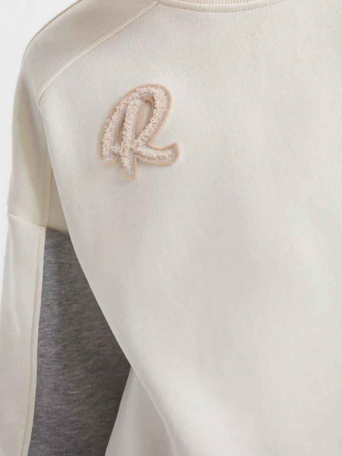 Reiss Dresses and Jumpsuits Ellia Colourblock Sweater Dress Pale Pinkgrey Marl 8211 Children