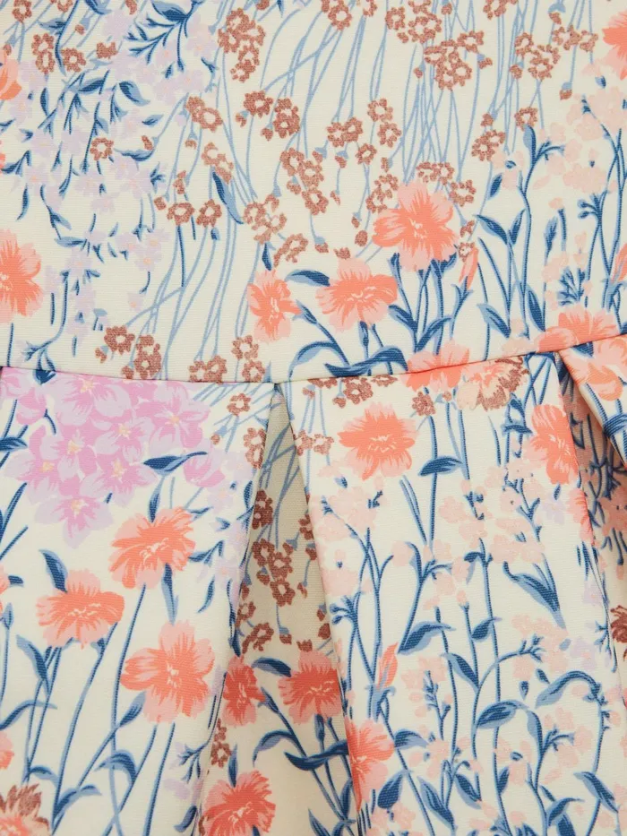Reiss Dresses and Jumpsuits Emily Scuba Floral Printed Dress Pale Pink 8211 Children