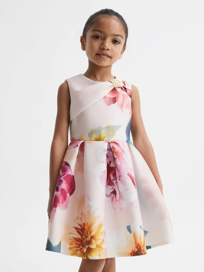 Reiss Dresses and Jumpsuits Emily Scuba Floral Printed Dress Pink 8211 Children Reiss Dresses and Jumpsuits Emily Scuba Floral Printed Dress Pink 8211 Children