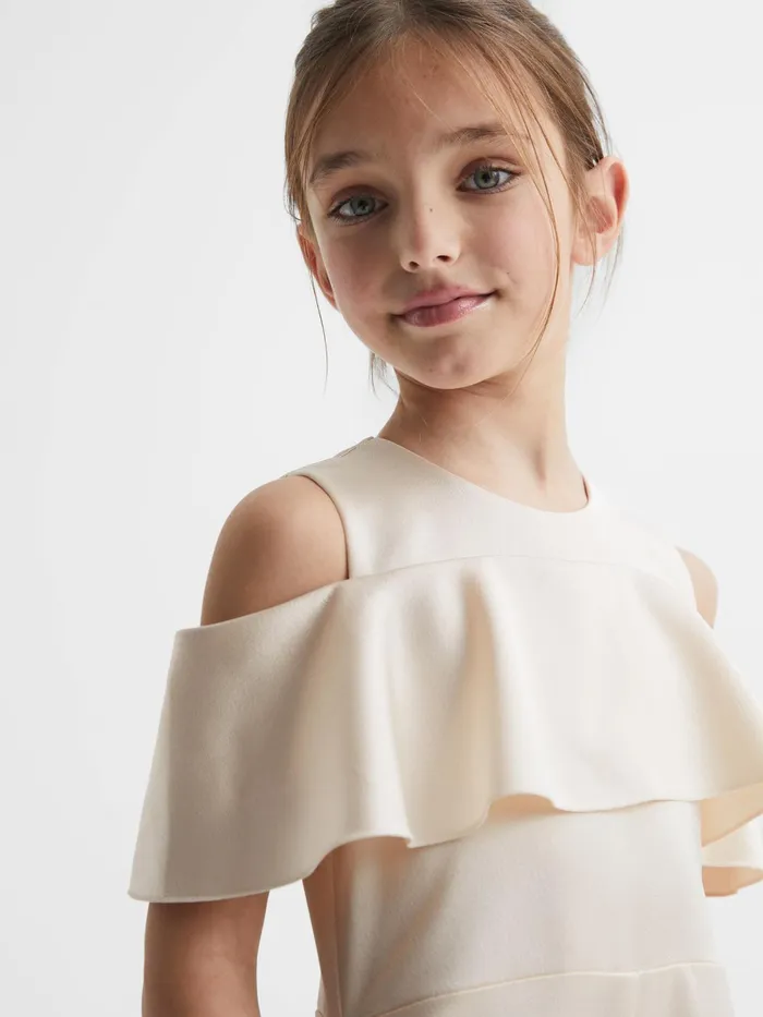 Reiss Dresses and Jumpsuits Henny OffTheShoulder Jumpsuit Ivory 8211 Children