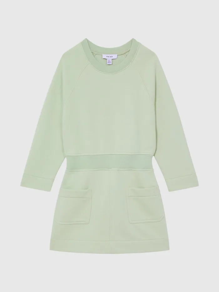Reiss Dresses and Jumpsuits Janine Sweatshirt Dress Sage 8211 Children