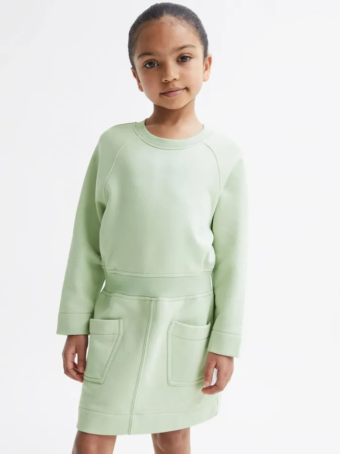 Reiss Dresses and Jumpsuits Janine Sweatshirt Dress Sage 8211 Children