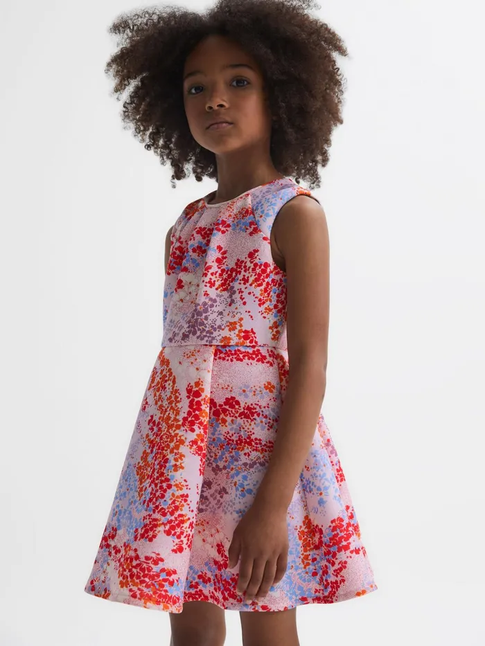 Reiss Dresses and Jumpsuits Max Floral Print Pleated Dress Pink Print 8211 Children Reiss Dresses and Jumpsuits Max Floral Print Pleated Dress Pink Print 8211 Children