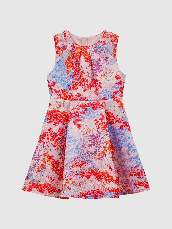 Reiss Dresses and Jumpsuits Max Floral Print Pleated Dress Pink Print 8211 Children