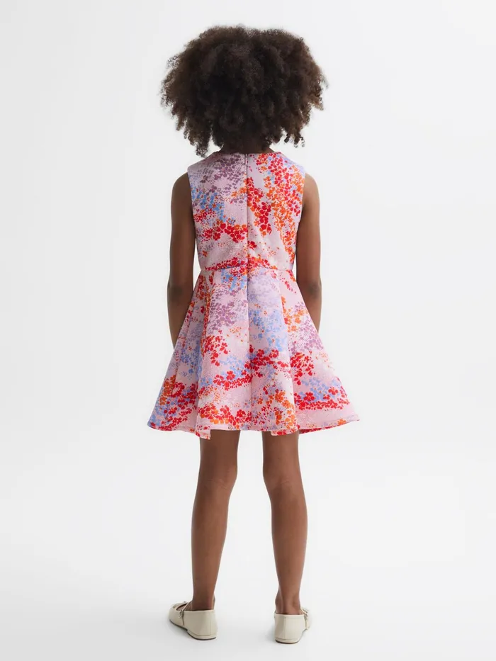 Reiss Dresses and Jumpsuits Max Floral Print Pleated Dress Pink Print 8211 Children