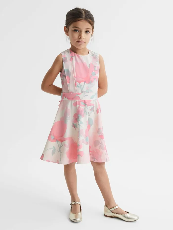 Reiss Dresses and Jumpsuits Monica Floral Printed Belted Dress Pink 8211 Children Reiss Dresses and Jumpsuits Monica Floral Printed Belted Dress Pink 8211 Children
