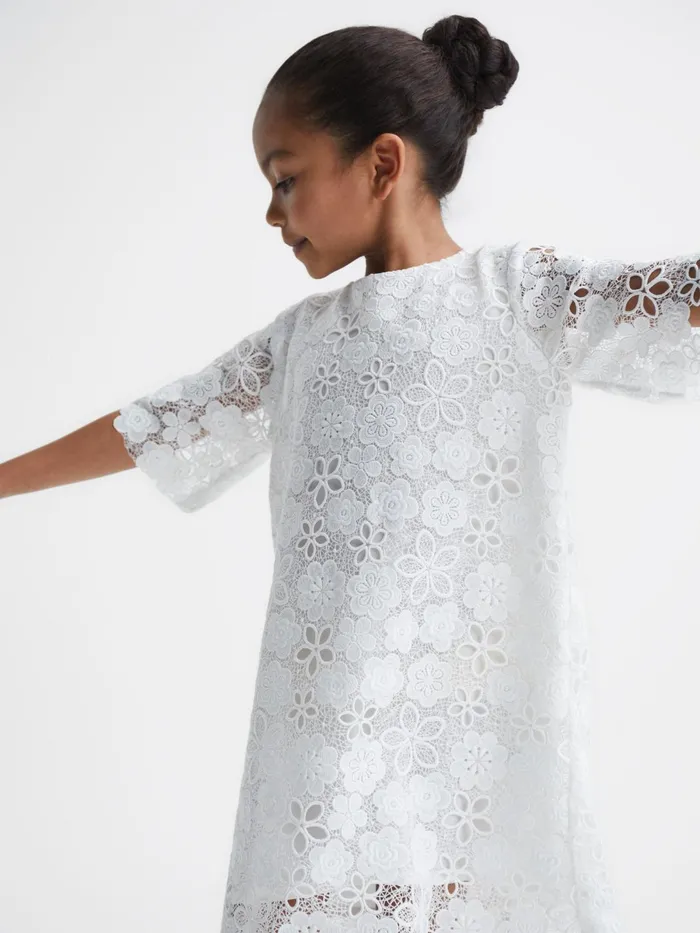 Reiss Dresses and Jumpsuits Susie Lace TShirt Dress Ivory 8211 Children