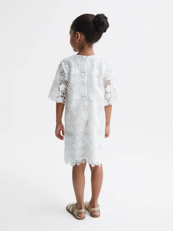 Reiss Dresses and Jumpsuits Susie Lace TShirt Dress Ivory 8211 Children
