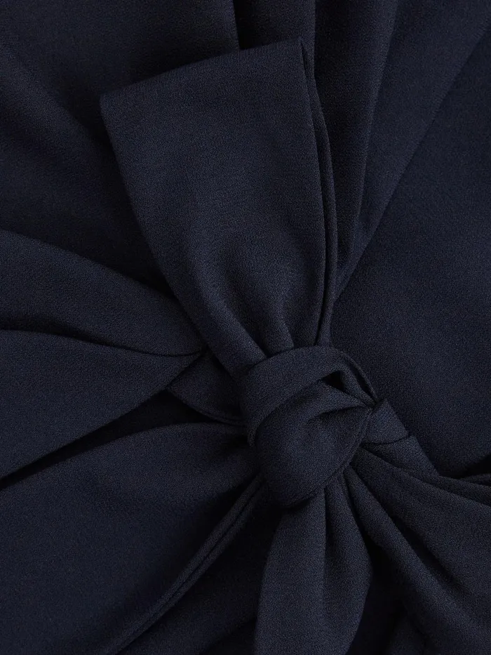 Reiss Dresses Halston 8211 Jasmine Halston Front Slip Maxi Gown Midnight Navy 8211 Women
