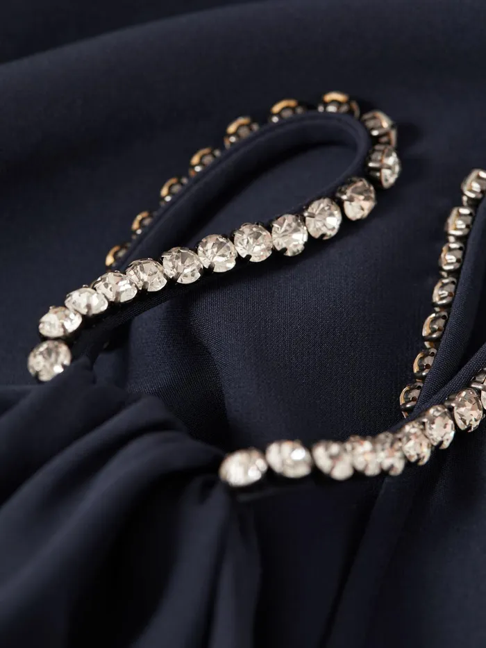 Reiss Dresses Justine Halston Embellished Strap Mini Dress Navy 8211 Women