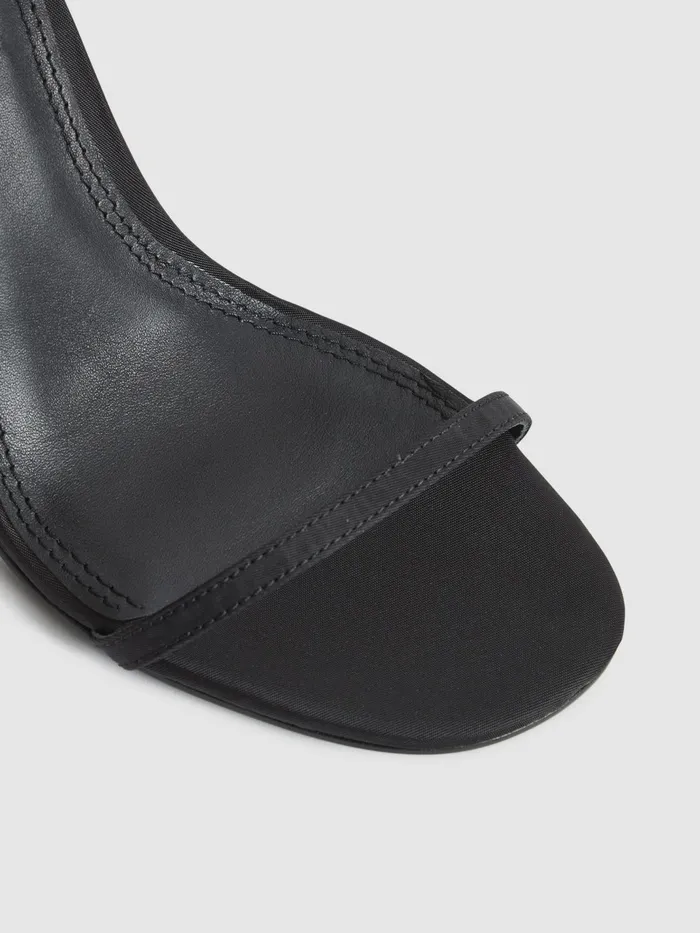 Reiss Heels Carey Strappy Pin Heel Sandals Black 8211 Women