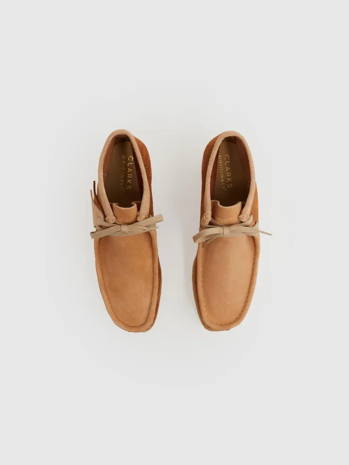 Reiss Heels Clarks Originals Suede Wallabee Boots Tan 8211 Women