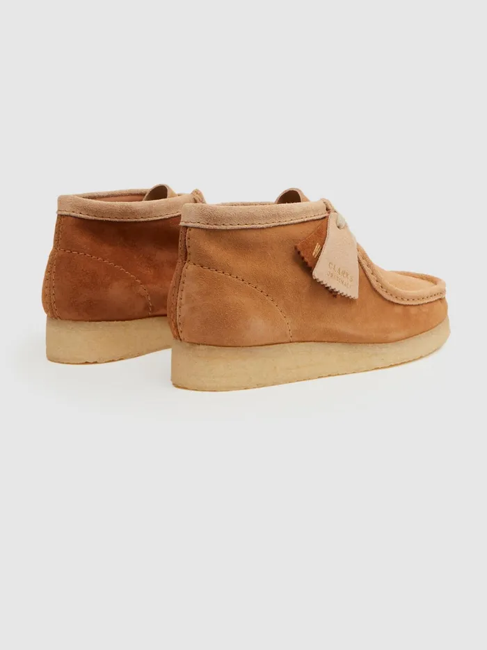 Reiss Heels Clarks Originals Suede Wallabee Boots Tan 8211 Women