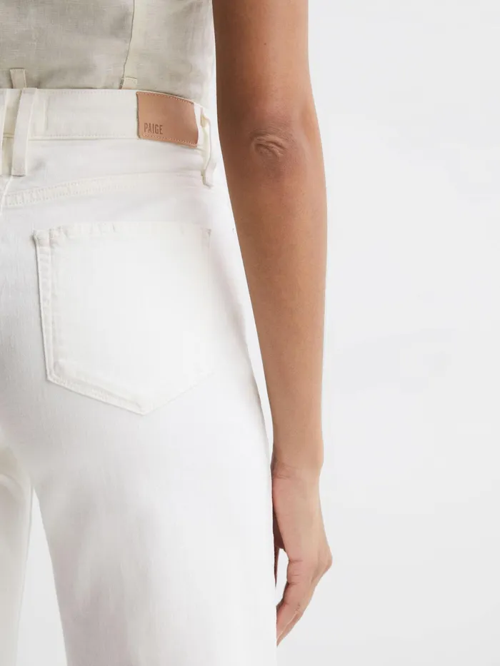 Reiss Jeans Anessa Paige High Rise Flared Jeans Ecru 8211 Women