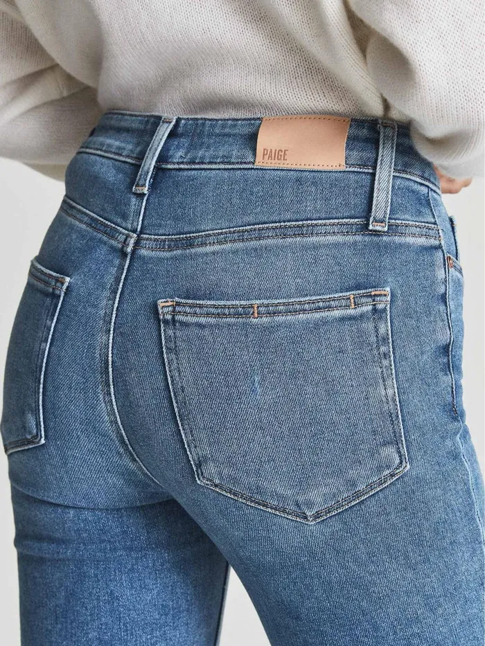 Reiss Jeans Cindy Paige High Rise Slim Fit Jeans Light Wash Denim 8211 Women