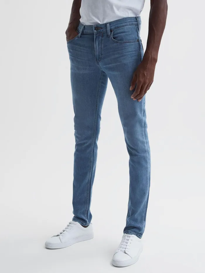 Reiss Jeans Croft Paige High Stretch Super Skinny Jeans Burnett 8211 Men