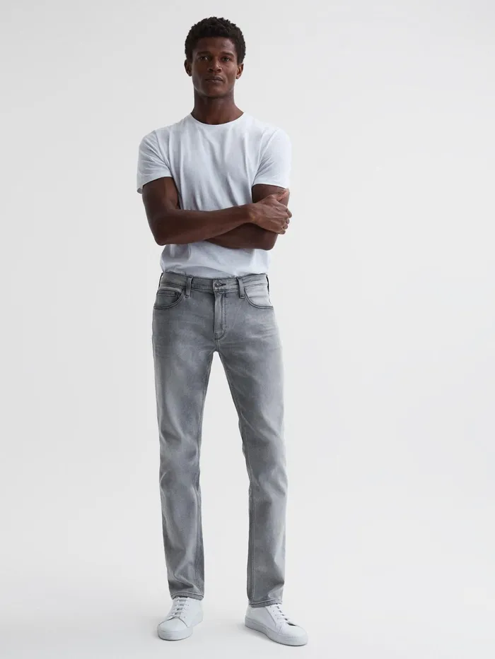 Reiss Jeans Federal Paige Regular Fit Straight Leg Jeans Delgado 8211 Men