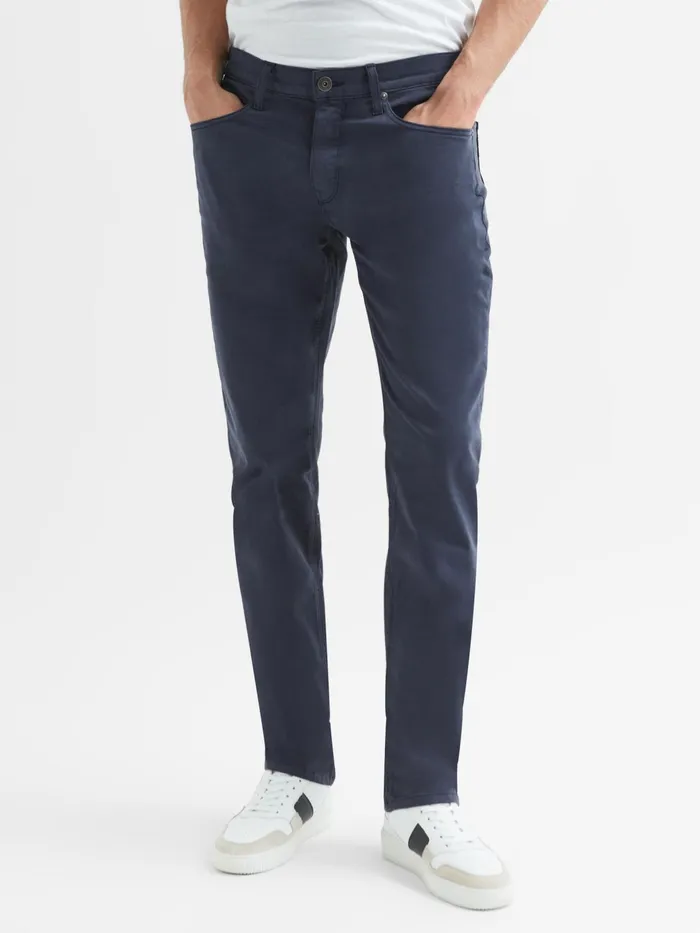 Reiss Jeans Federal Paige Slim Fit Straight Leg Jeans Rich Navy 8211 Men