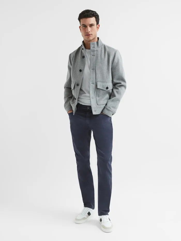 Reiss Jeans Federal Paige Slim Fit Straight Leg Jeans Rich Navy 8211 Men