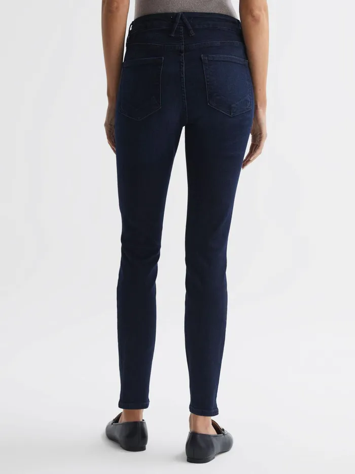 Reiss Jeans Good American Good American Sculpting Skinny Jeans Mid Blue 8211 Women