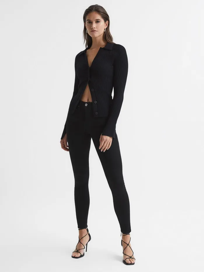 Reiss Jeans Good American Good American Skinny Fit Jeans Black 8211 Women