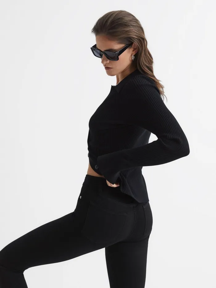 Reiss Jeans Good American Good American Skinny Fit Jeans Black 8211 Women