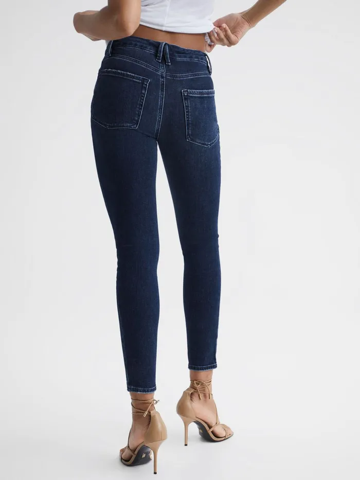 Reiss Jeans Good American High Waist Skinny Jeans Indigo 8211 Women
