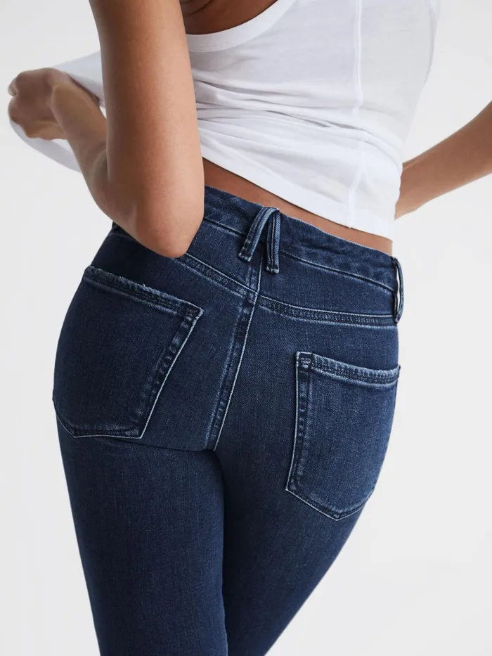 Reiss Jeans Good American High Waist Skinny Jeans Indigo 8211 Women