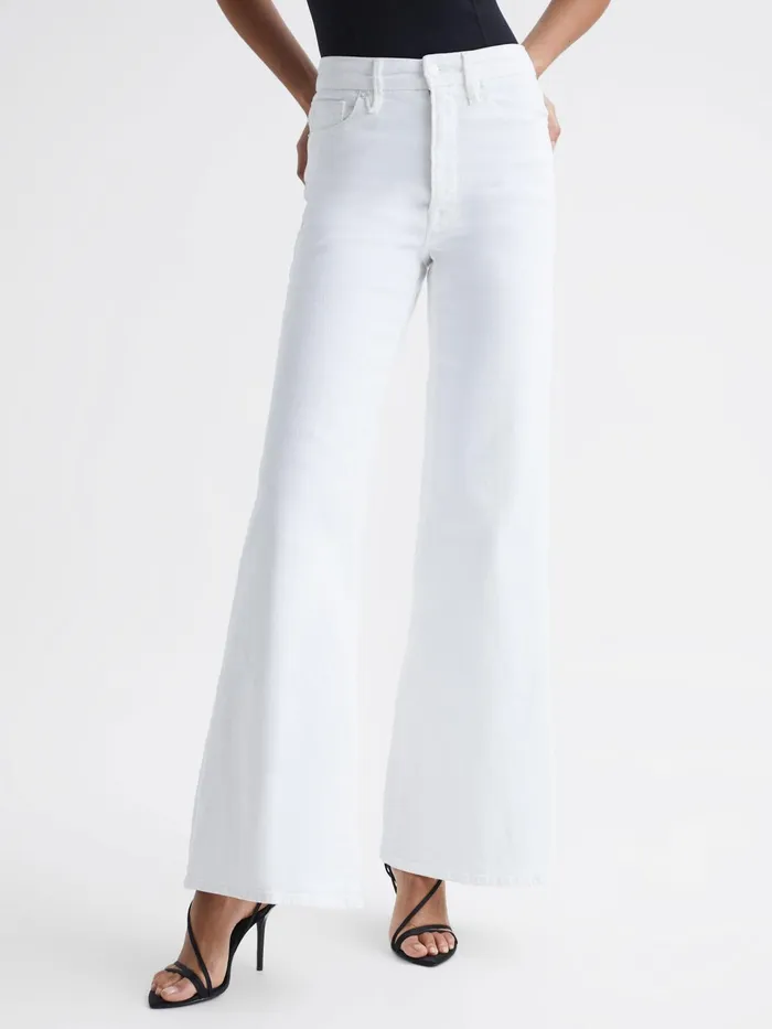 Reiss Jeans Good American Palazzo Jeans White 8211 Women