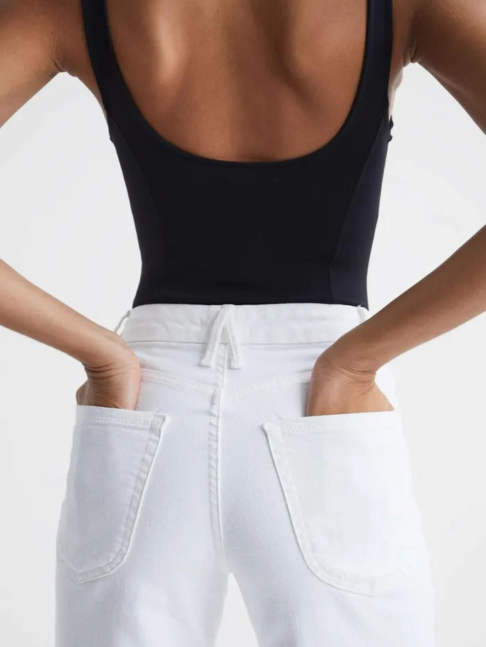 Reiss Jeans Good American Palazzo Jeans White 8211 Women