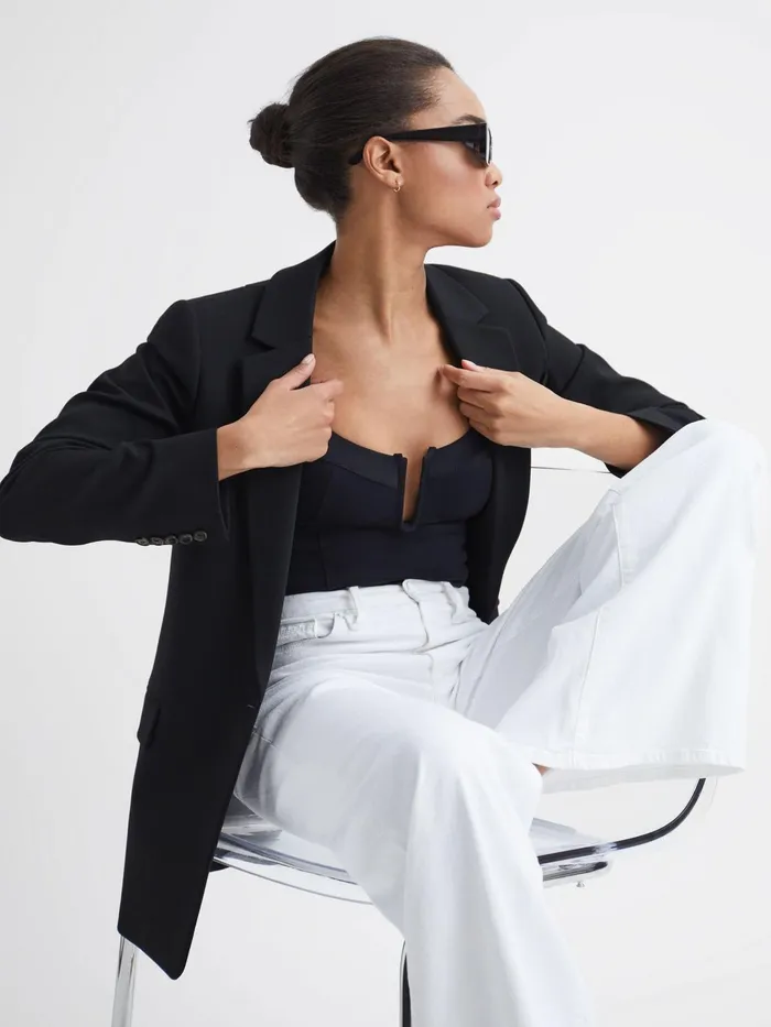 Reiss Jeans Good American Palazzo Jeans White 8211 Women