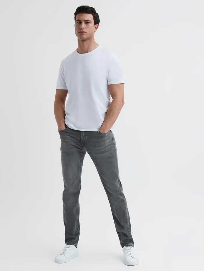 Reiss Jeans Harry Slim Fit Washed Jeans Washed Grey 8211 Men