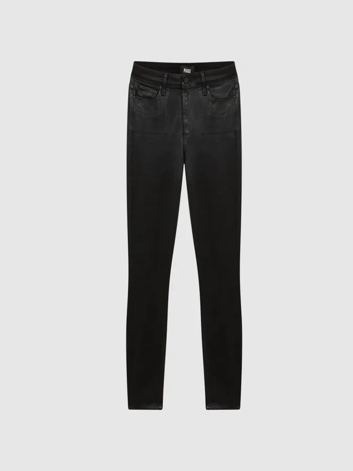 Reiss Jeans Hoxton PAIGE Coated Skinny Jeans Black 8211 Women