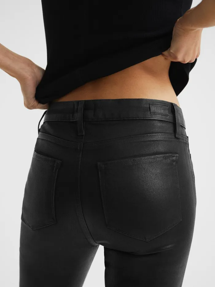Reiss Jeans Hoxton PAIGE Coated Skinny Jeans Black 8211 Women