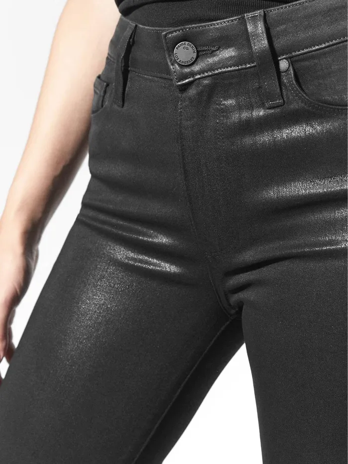 Reiss Jeans Hoxton Paige High Coated Skinny Jeans Black 8211 Women