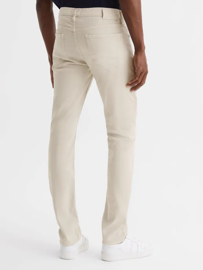 Reiss Jeans Lennox Paige High Stretch Jeans Vintage Biscotti 8211 Men