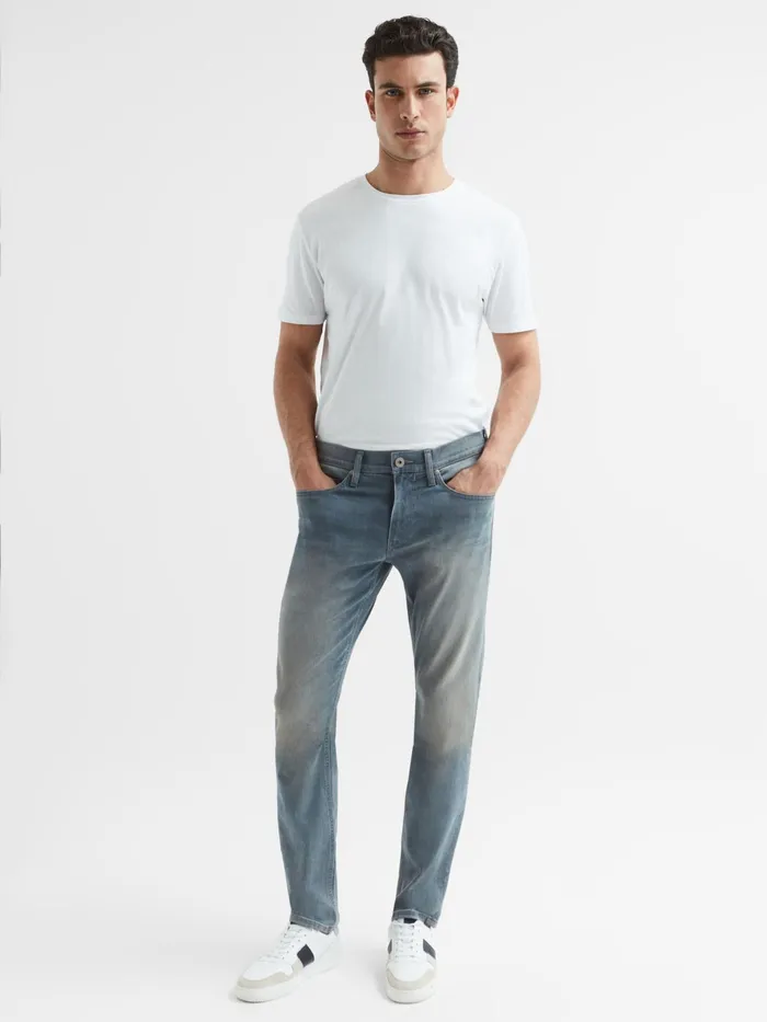 Reiss Jeans Lennox Paige Slim Fit High Stretch Jeans Durant 8211 Men