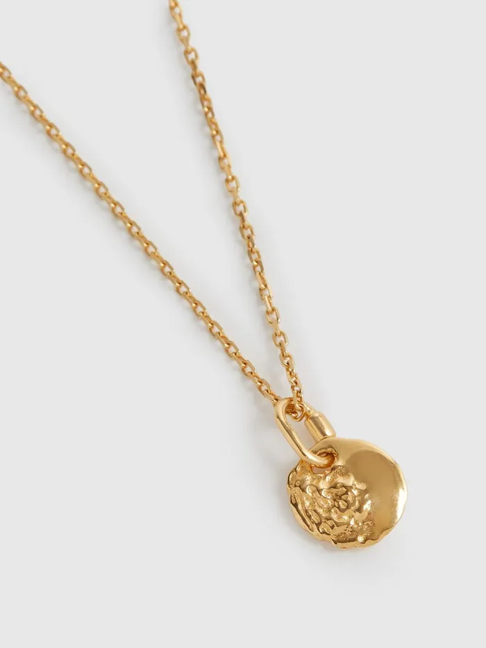 Reiss Jewellery Aspen Maria Black Necklace Gold 8211 Women