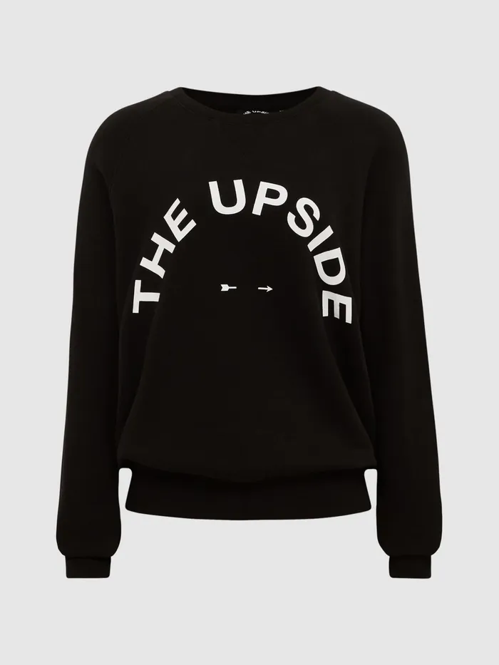 Reiss Knitwear The Upside The Upside Crew Neck Jumper Black 8211 Women